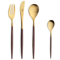 Cutipol Набор столовых приборов Mio Matte Brown Gold на 6 персон 24 пр. (MI.006.BGB)