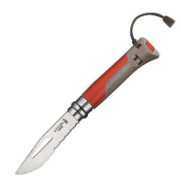Нож Opinel №8 Outdoor Earth, красный, 001714 Нож Opinel №8 Outdoor Earth, красный, 001714