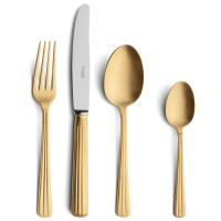 Cutipol Набор столовых приборов Athena Gold Matte 24 предмета Athena (P9.006.GB)